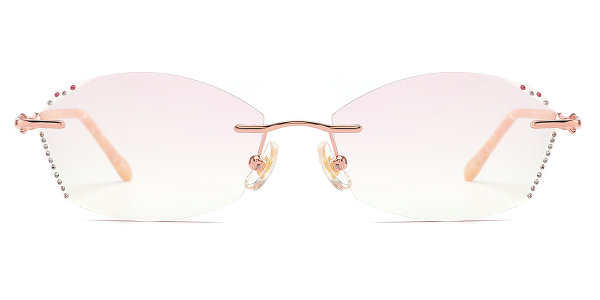 KZFOO Rimless R115 RoseGold M