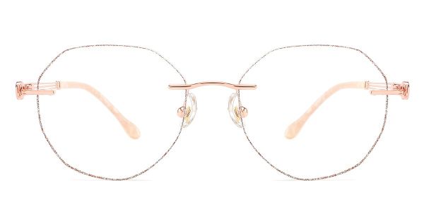 KZFOO Rimless R135 RoseGold M