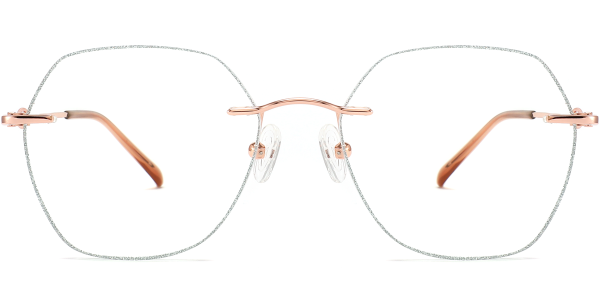 KZFOO Rimless R118 RoseGold M