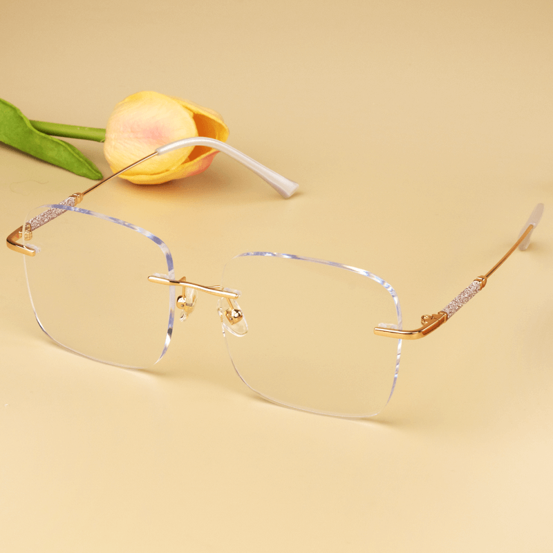 FOGLAX Rimless R126 M Pink, lifestyle image 7 of 14