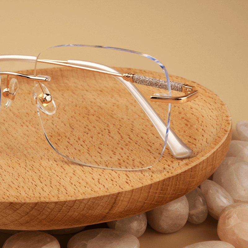 FOGLAX Rimless R126 M Pink, lifestyle image 10 of 14
