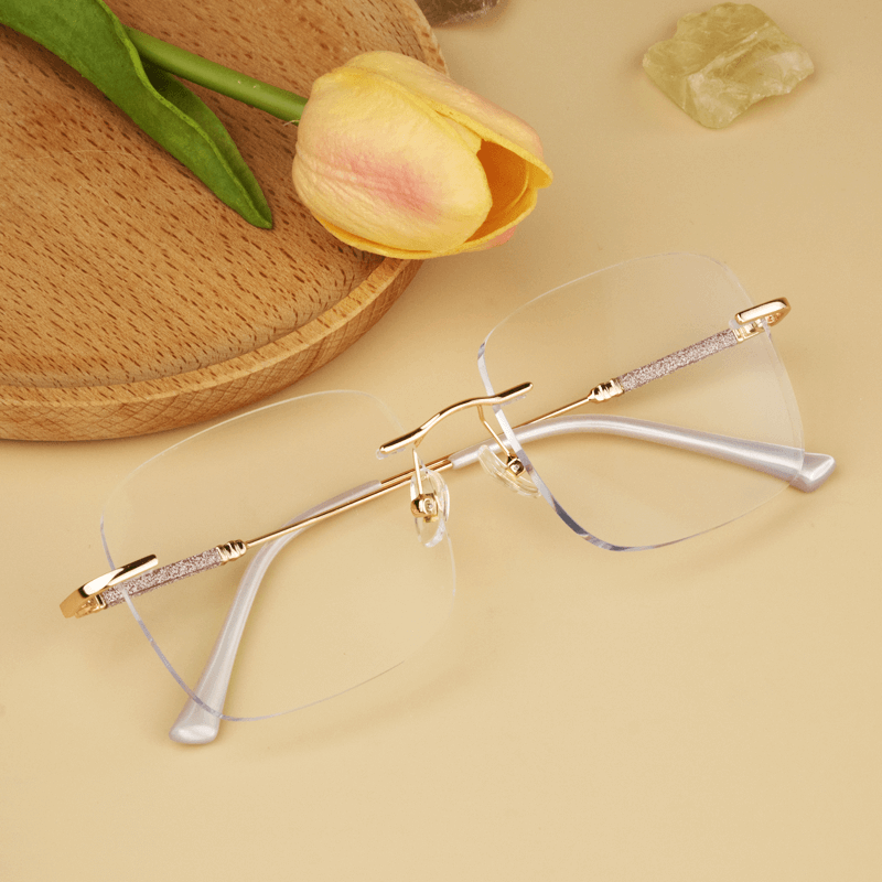 FOGLAX Rimless R126 M Pink, lifestyle image 9 of 14