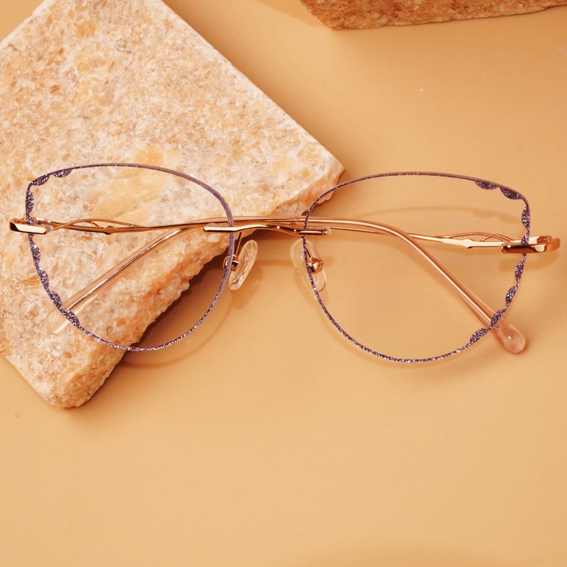 FOGLAX Rimless R124 M RoseGold, lifestyle image 6 of 9