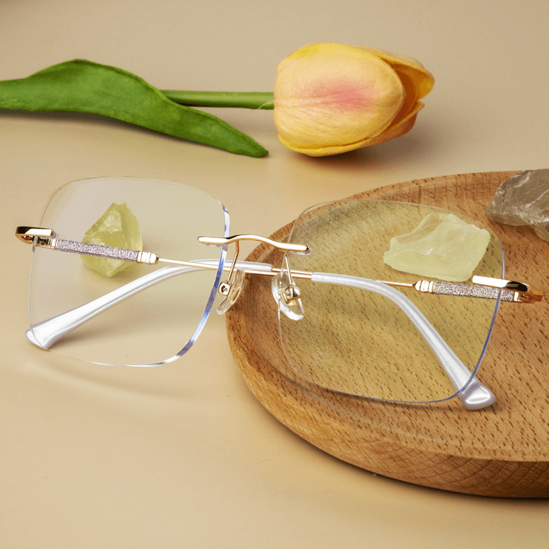 FOGLAX Rimless R126 M Pink, lifestyle image 6 of 14