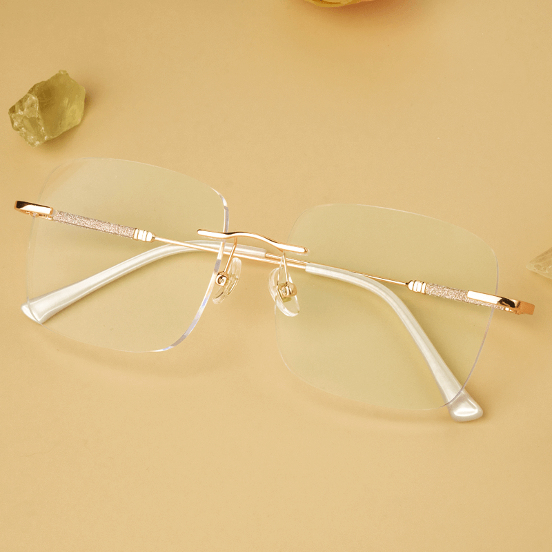 FOGLAX Rimless R126 M Pink, lifestyle image 12 of 14